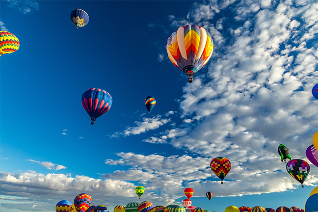 Balloon Fiestas - New Mexico Tourism - Hot Air Balloon Festivals - New  Mexico Tourism - Travel & Vacation Guide